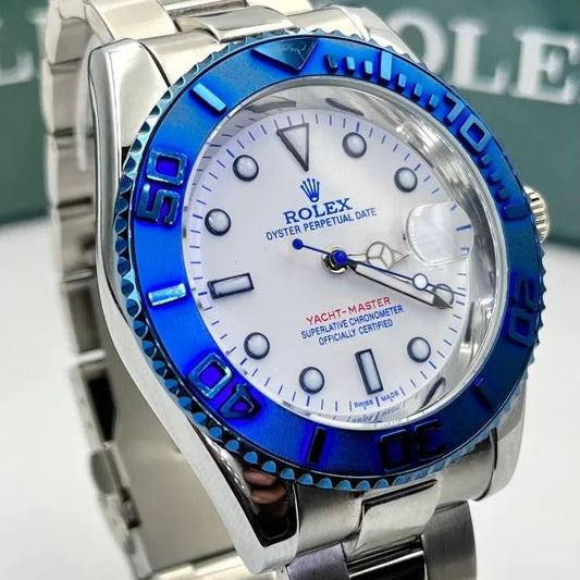 Relógio Unissex Rolex Yacht Master linha Gold a prova dagua