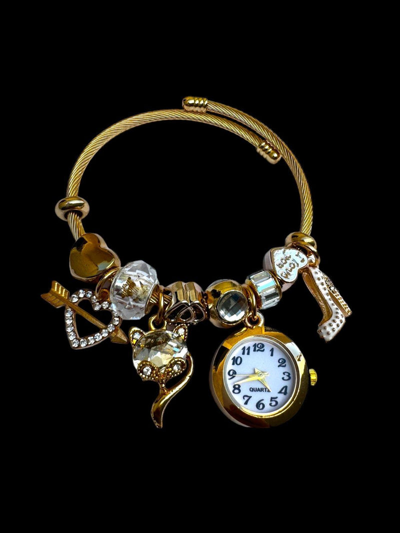 Pulseira Relógio Feminino Dourado